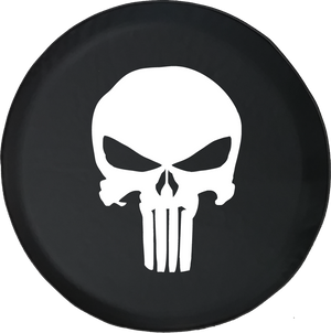 Punisher Skull Offroad Jeep RV Camper Spare Tire Cover A101 - TireCoverPro 