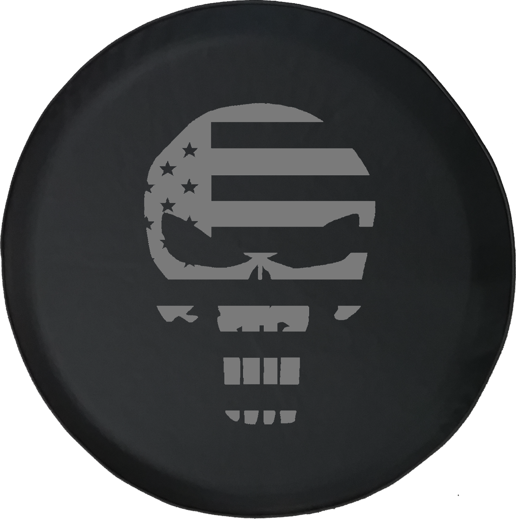 Jeep Tire Cover With American Patriot Punisher Skull | Tire Cover