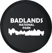 Jeep Liberty Tire Cover With Badlands National Park