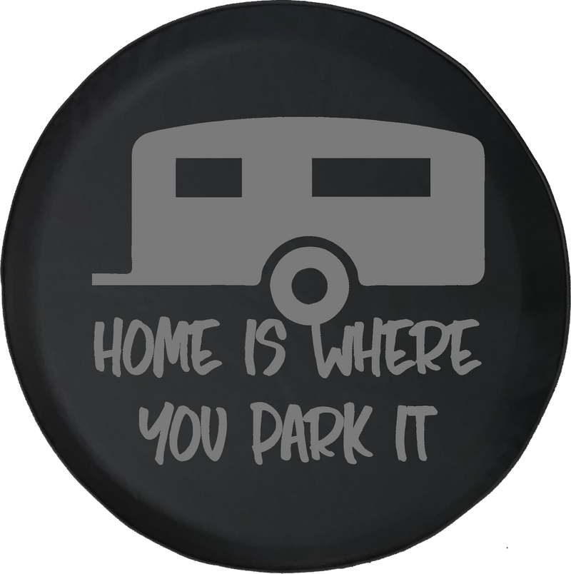 Jeep Liberty Spare Tire Cover With Trailer Print (Liberty 02-12)