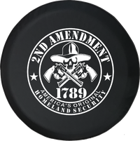 2nd Amendment America's Homeland Security Offroad Jeep RV Camper Spare Tire Cover - TireCoverPro 
