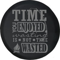 Jeep Liberty Tire Cover With Time You Enjoyed is Not Time Wasted Print (Liberty 02-12) - TireCoverPro 