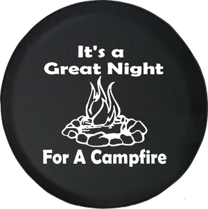 Jeep Liberty Spare Tire Cover With Campfire Print (Liberty 02-12)