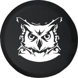 Staring Night Owl Offroad Jeep RV Camper Spare Tire Cover J314 - TireCoverPro 