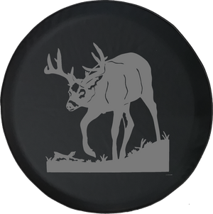 Big Buck Rack Field WoodsOffroad Jeep RV Camper Spare Tire Cover LV137 - TireCoverPro 