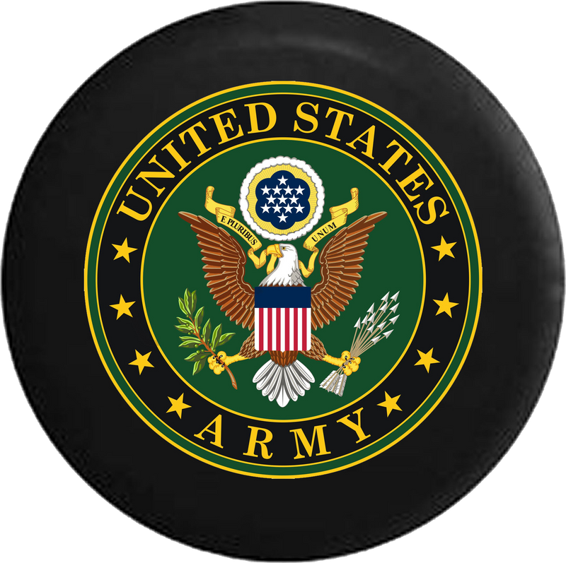 Jeep Liberty Tire Cover With United States Army (Liberty 02-12) - TireCoverPro 