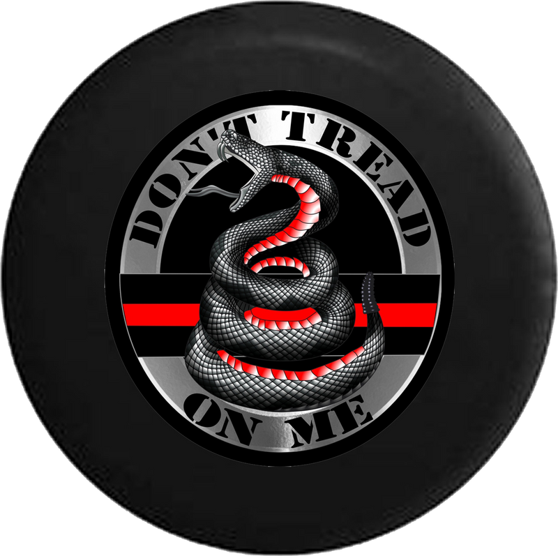 Jeep Liberty Tire Cover With Don't Tread on Me Snake