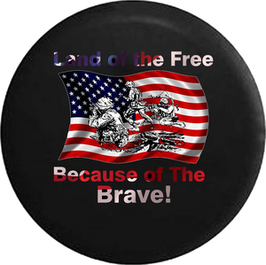 Jeep Liberty Tire Cover With Free Land Because of Brave