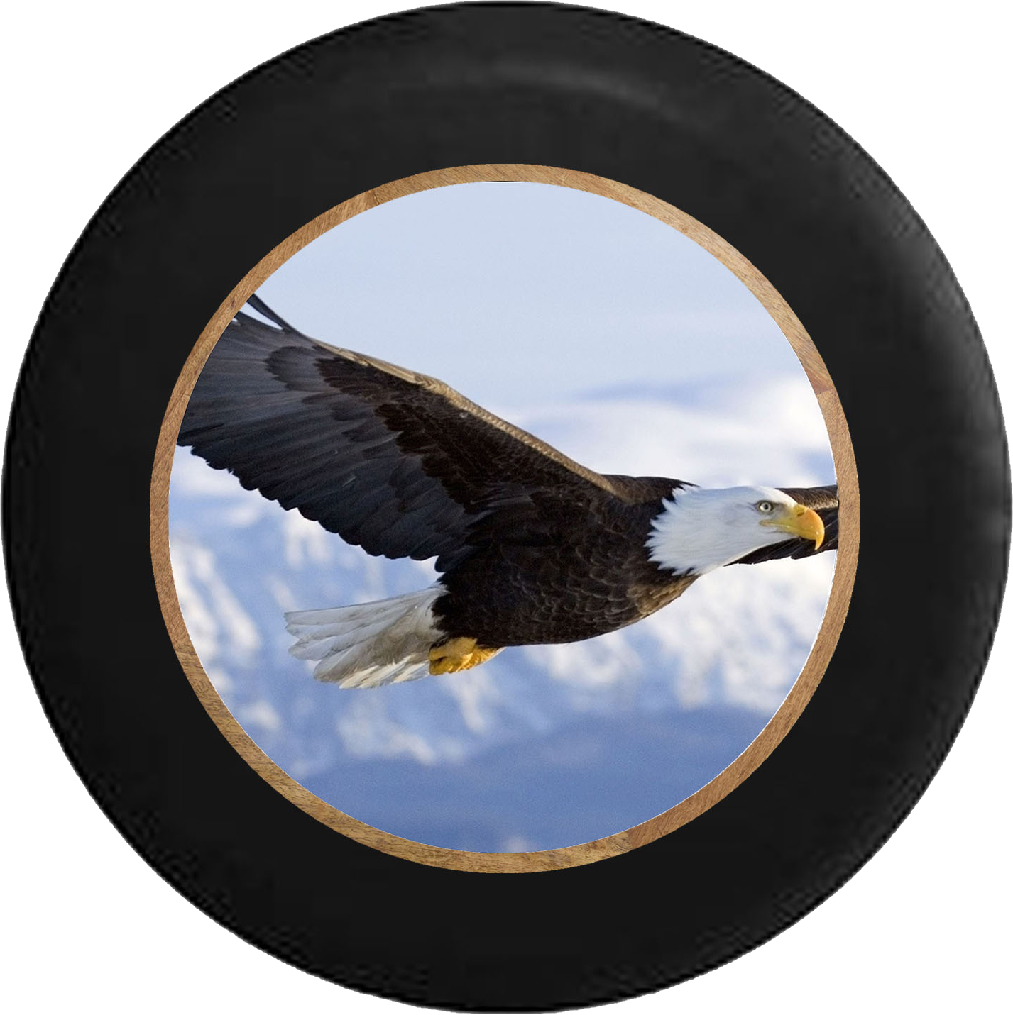 Tire Cover PRO Soaring American Bald Eagle Land of the Free Jeep Camper  Spare Tire Cover BLACK-CUSTOM SIZE/COLOR/INK- R247 – TireCoverPro
