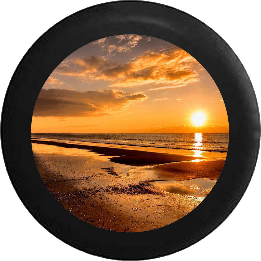 Jeep Liberty Spare Tire Cover With Sunrise Print (Liberty 02-12) - TireCoverPro 