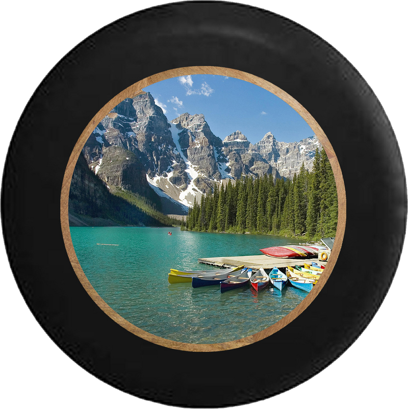 Jeep Liberty Spare Tire Cover With Mountain View Print (Liberty 02-12) - TireCoverPro 