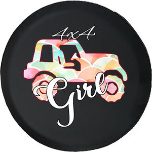 4x4 Girl Pastel American Offroad - Spare Tire Cover