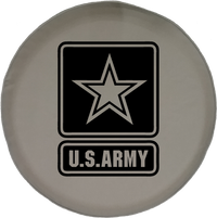 Jeep Liberty Spare Tire Cover With Army Star (Liberty 02-12)