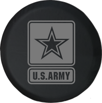 Jeep Liberty Spare Tire Cover With Army Star (Liberty 02-12)