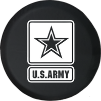 Jeep Liberty Spare Tire Cover With Army Star (Liberty 02-12)