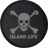 Pirate Life Skull & Crossbones Saltwater Edition Offroad Jeep RV Camper Spare Tire Cover S211