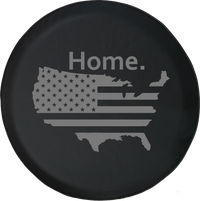 US United States Flag Stars & Bars Home Edition Offroad Jeep RV Camper Spare Tire Cover S223