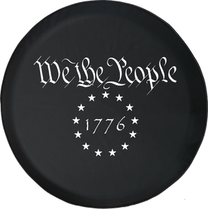 We The People 1776 US Constitution Freedom Rights Offroad Jeep RV Camper Spare Tire Cover S229