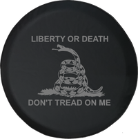 Liberty or Death Don?t Tread on Me SnakeOffroad Jeep RV Camper Spare Tire Cover S230