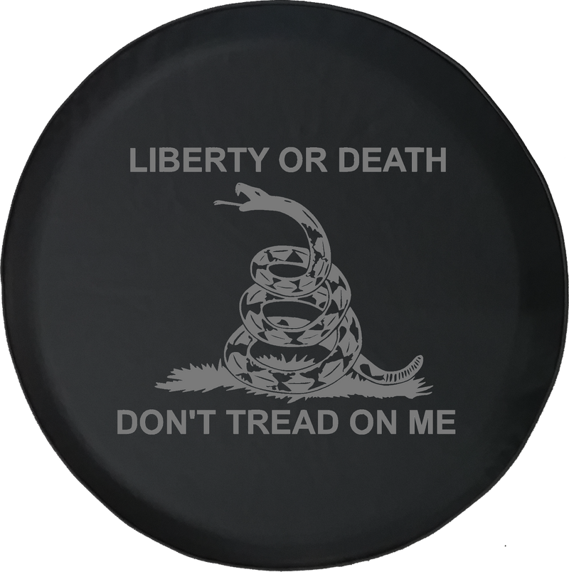 Liberty or Death Don?t Tread on Me SnakeOffroad Jeep RV Camper Spare Tire Cover S230
