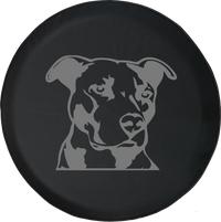 Pitbull Terrier Staffy Dog Lover K9 Jeep WoofOffroad Jeep RV Camper Spare Tire Cover S260