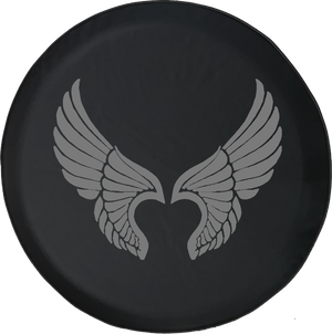 Jeep Liberty Tire Cover With Angel Wings (Liberty 02-12)