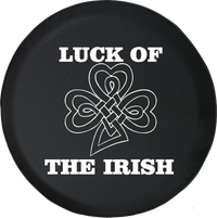 Luck of the Irish Celtic Shamrock IRA Ireland Offroad Jeep RV Camper Spare Tire Cover S304