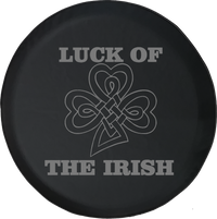 Luck of the Irish Celtic Shamrock IRA Ireland Offroad Jeep RV Camper Spare Tire Cover S304