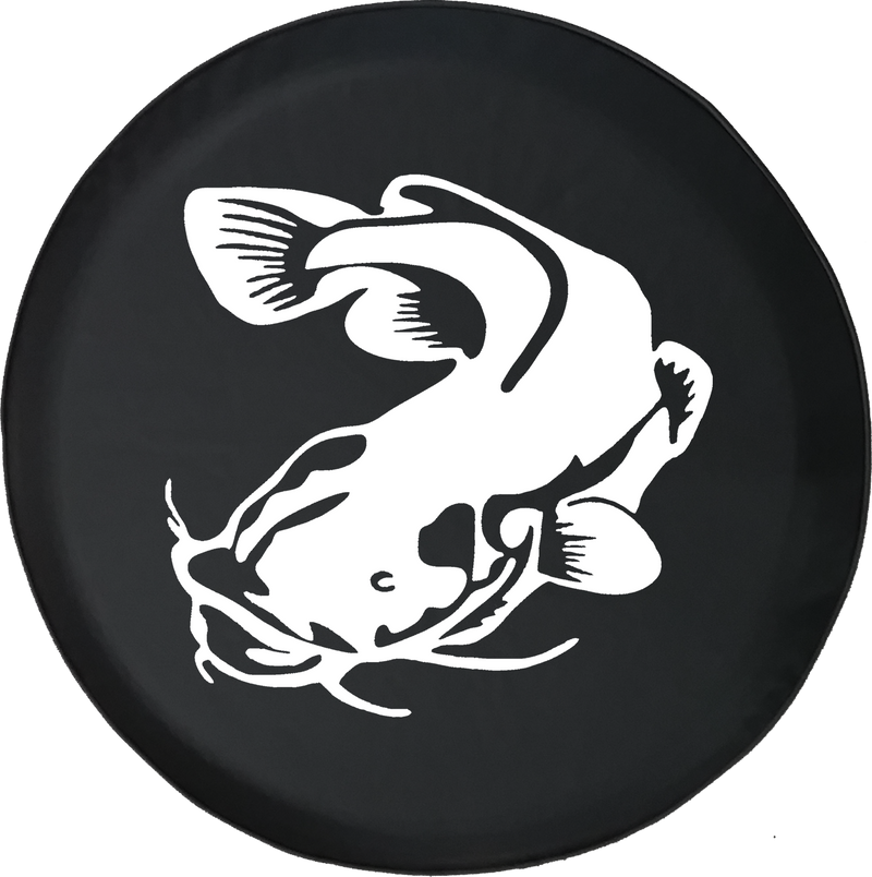 Fishing Catfish Boating Offroad Jeep RV Camper Spare Tire Cover S310
