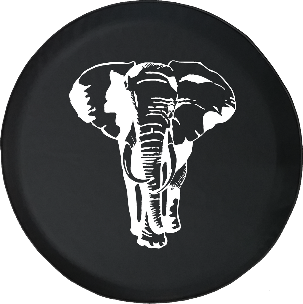 African Elephant Offroad Jeep RV Camper Spare Tire Cover T009