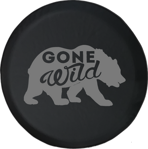 Gone Wild Bear Outdoors Offroad Jeep RV Camper Spare Tire Cover T109