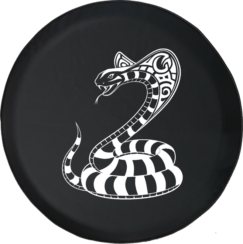 King Cobra Snake Attack Offroad Jeep RV Camper Spare Tire Cover T144