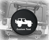 Topless American 4x4 Offroad Logo- Personalized Spare Tire Cover
