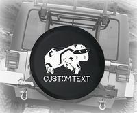 US Military Offroad Lifted 4x4 - Personalized Spare Tire Cover