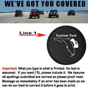 Florida 4x4 American Offroad- Personalized Spare Tire Cover