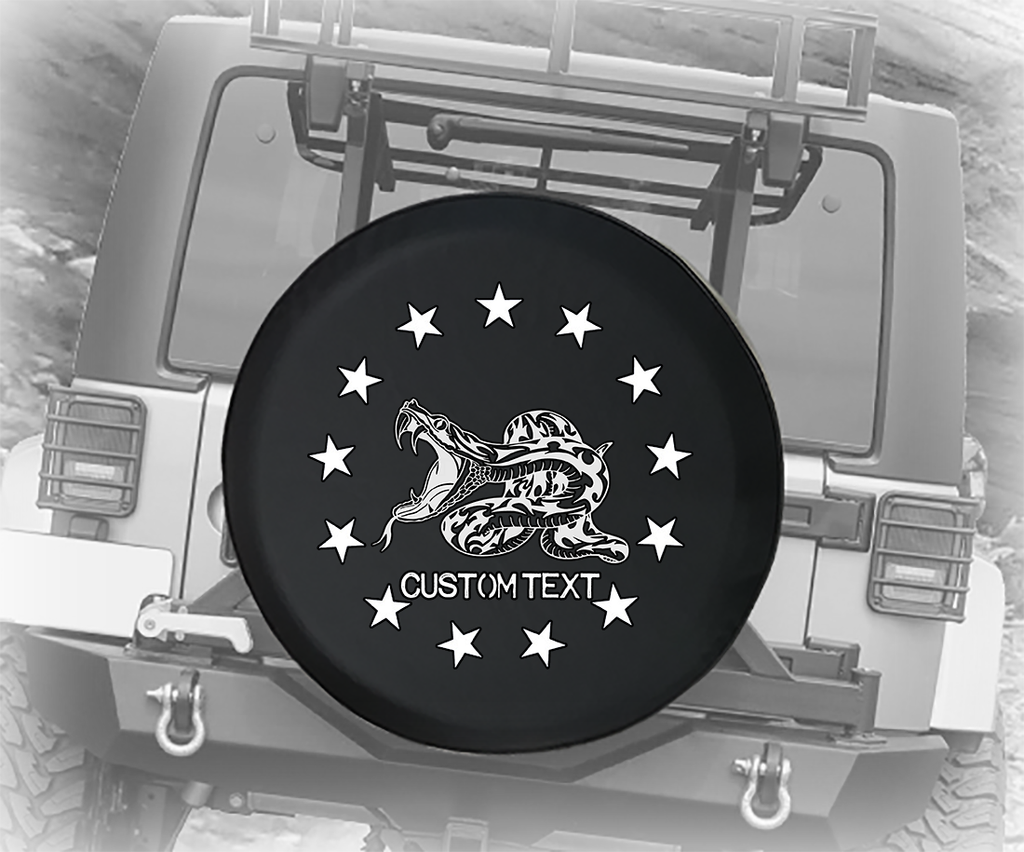 American Stars Snake Attack - Personalized Spare Tire Cover
