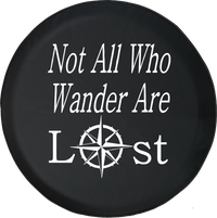 Not All Who Wander Are Lost Sea Compass Rose 