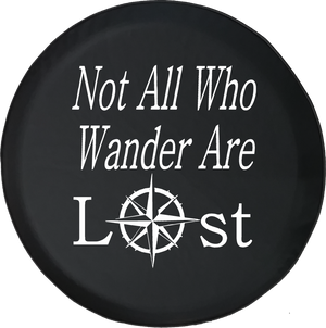 Not All Who Wander Are Lost Sea Compass Rose 