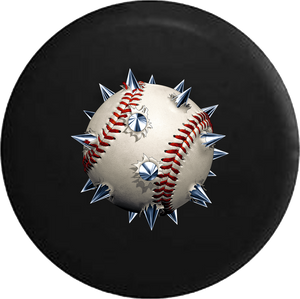 Spiked Baseball Softball Red Stiching 