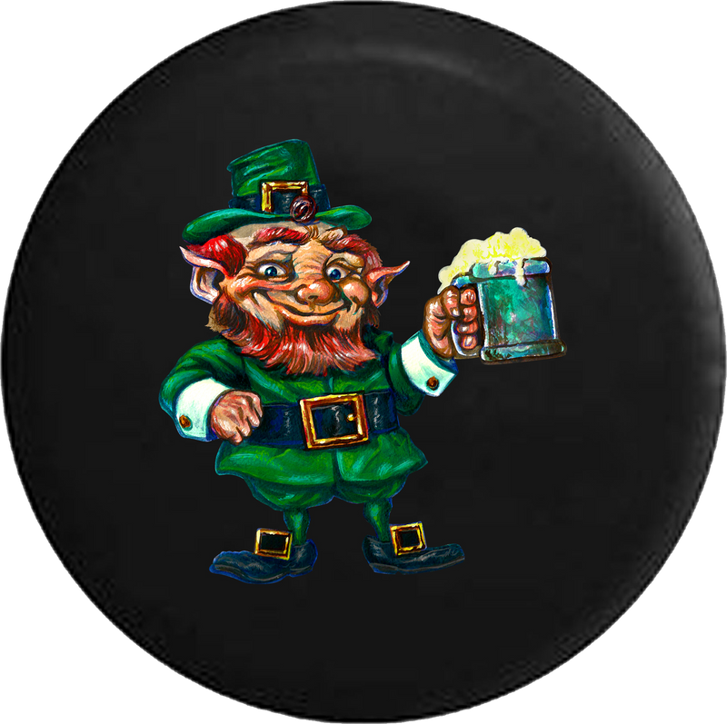 Irish St Patricks Day Beer Mug Leprechaun Green 