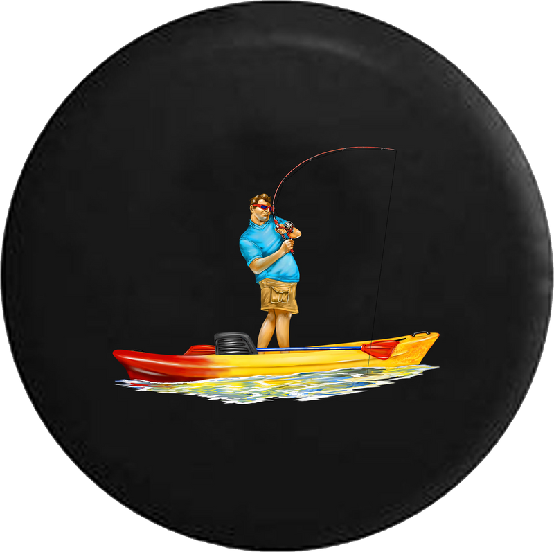 Fishing Boat Casting Reeling RV Camper Spare Tire Cover-35 inch