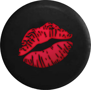 Lipstick Print Red Lips 