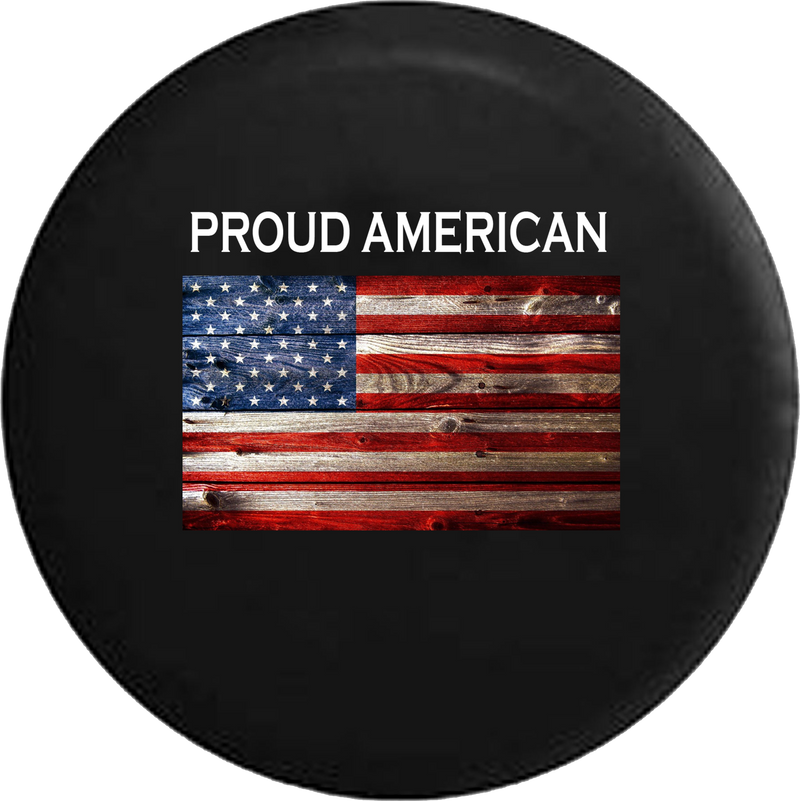 Proud American Vintage Rustic USA Flag 