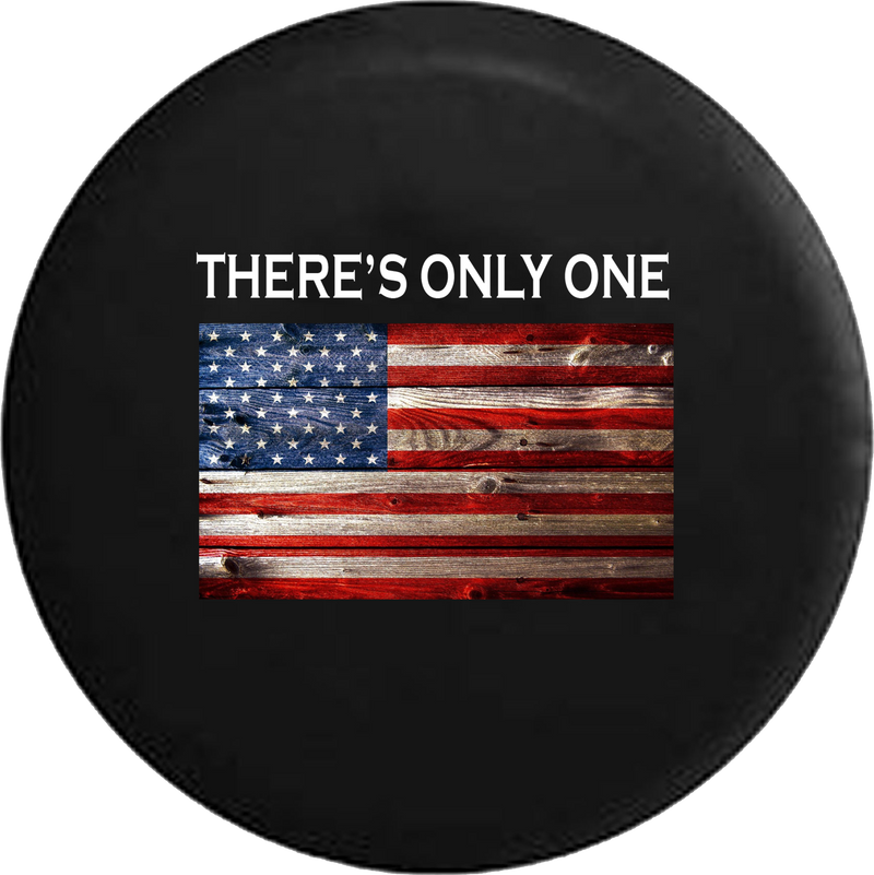 There is Only One American Vintage Rustic USA Flag 