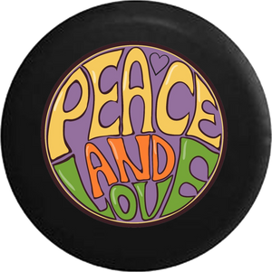 Peace and Love Heart Hippie Bus 