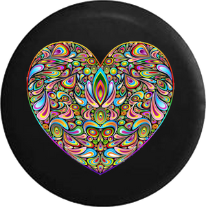 Psycodelic Heart Hippie Love  