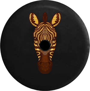 Jeep Wrangler JL Backup Camera Day Tribal African Elephant RV Camper Spare Tire Cover-35 inch