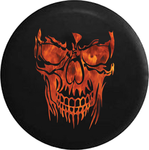 Hell and Back Flaming Skull Face - Real Fire  