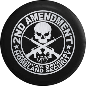 2nd Amendment Homeland Security Skull Rifles Aluminum  