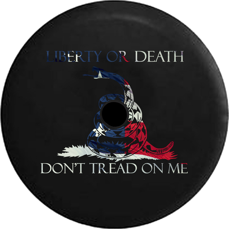 Jeep Wrangler JL Backup Camera Day Liberty or Death Don't Tread on Me Snake Barn Wood RV Camper Spare Tire Cover-35 inch